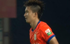 梅開二度，泰山B隊王昊斌獲中乙第16輪MVP。