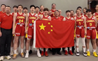 中國女籃亞洲杯，張子宇搶眼，楊舒予英姿颯爽，合影亮相