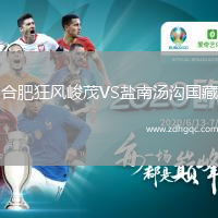合肥狂風(fēng)峻茂VS鹽南湯溝國藏
